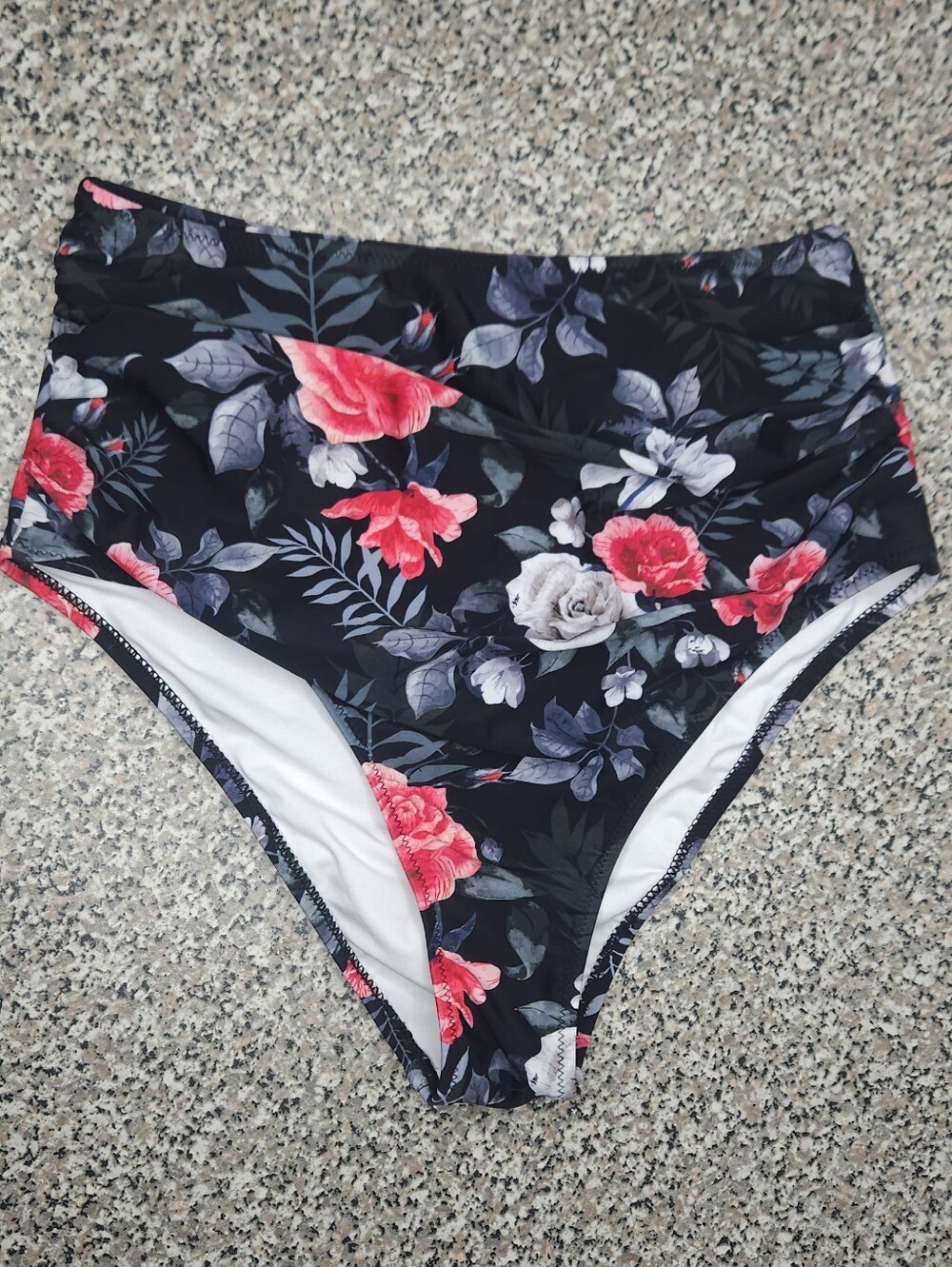 Cupshe Floral High Waisted Bottoms